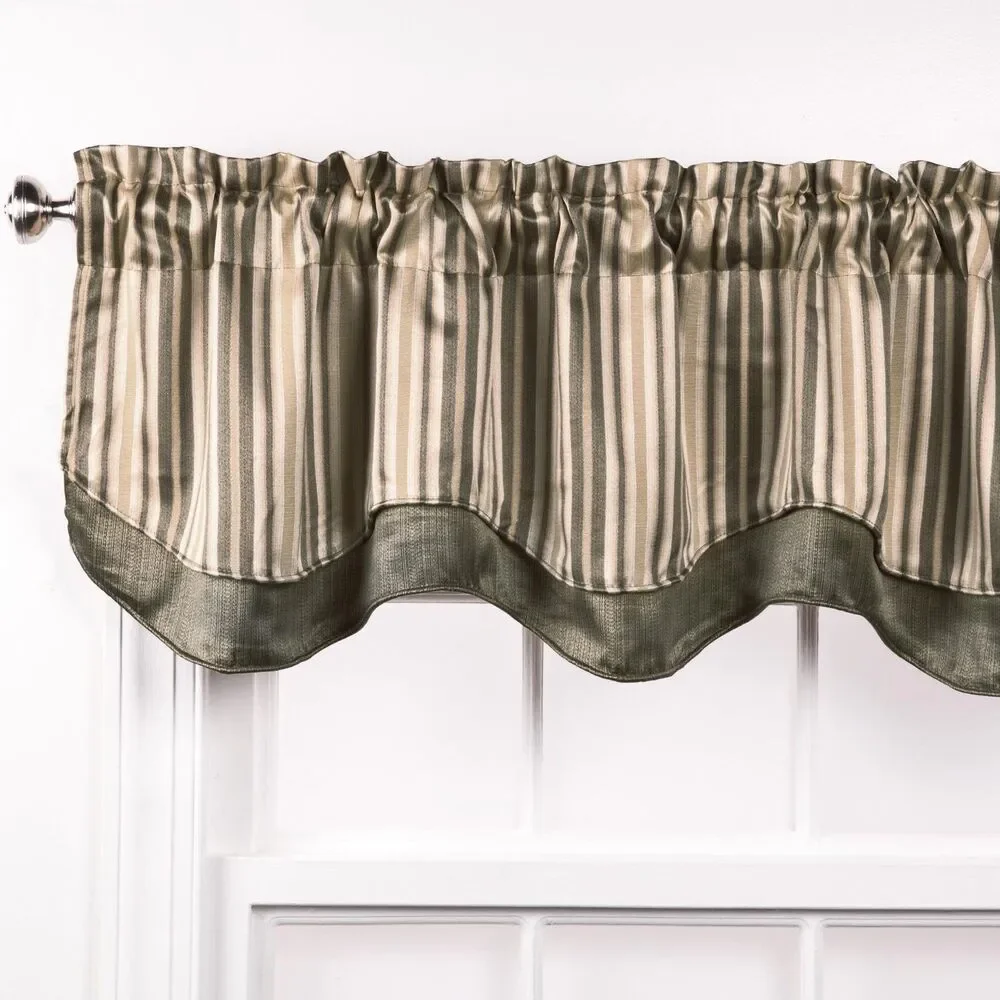 Windsor Jacquard Layered Valance (Single Panel. 56